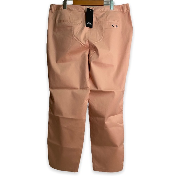 NEW Oakley Pink Chino Golf Pants Women’s Size Large - Picture 9 of 10